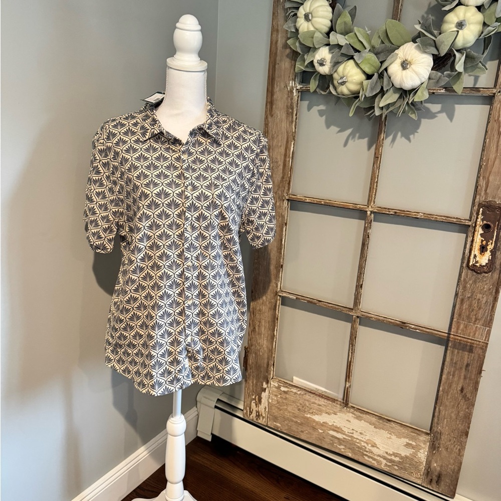 Marine Layer Geometric Pattern Men's Shirt
